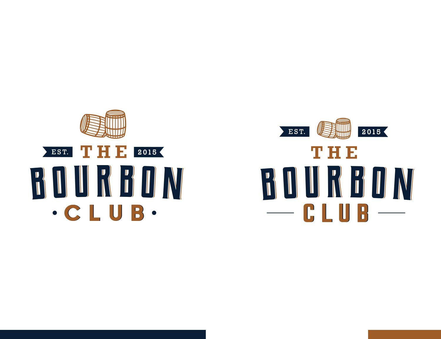 Bourbon Logo - Masculine, Upmarket, Retail Logo Design for The Bourbon Club