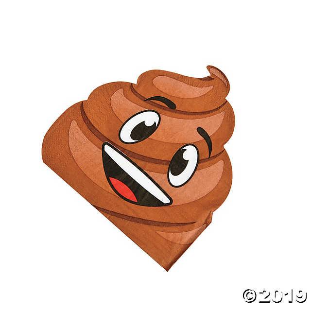Poop Emoji Logo - Poop Emoji Luncheon Napkins