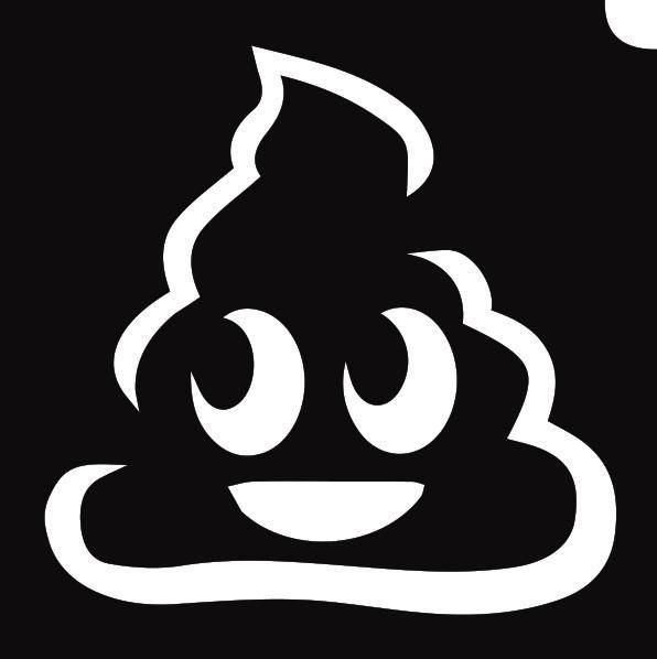 Poop Emoji Logo - Poop Emoji Stencil