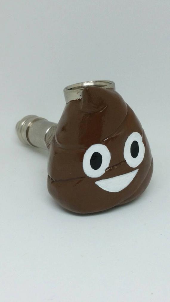 Poop Emoji Logo - Poop Pipe Emoji Pipe Smoking Pipe Apple Phone Poo Pipe Logo | Etsy