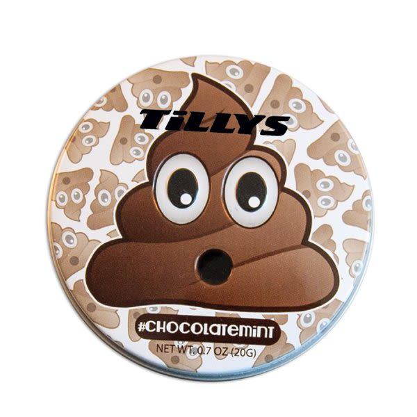 Poop Emoji Logo - Poop Emoji Promotional Mint Tin - Unique Giveaways | Imprinted Mints