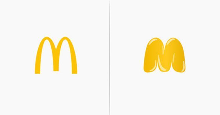 10 Most Famous Logo - Artist Redesigns 10 Famous Logos As If They Were Affected By Their
