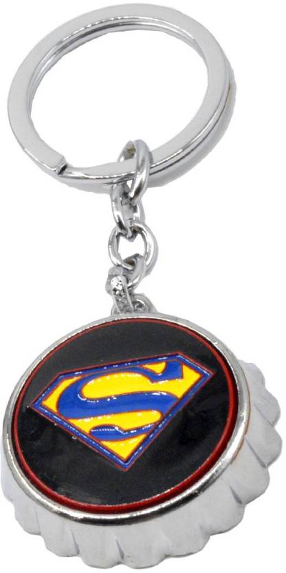 Man of Steel J Logo - Faynci High Quality Stainless Steel Unique Man of Steel Blue Button ...