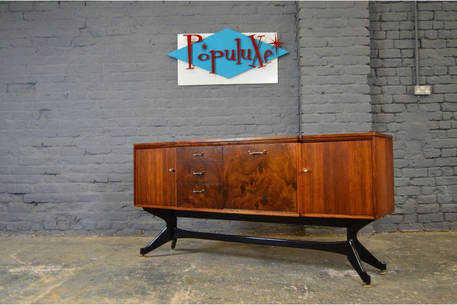 Century Stone Hill Logo - Vintage Retro Mid Century Stonehill Teak Walnut Sideboard Cocktail ...