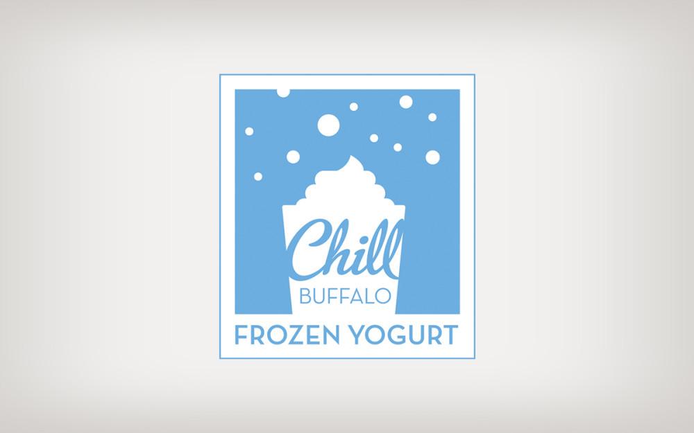 Chill Yogurt Logo - Chill Buffalo Frozen Yogurt - Telesco Creative Group