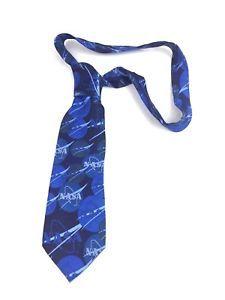 Interstellar NASA Logo - Mens 100% Silk Nasa Logo Necktie Tie Novelty Neckwear Space Travel