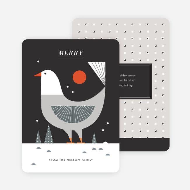 Retro Bird Logo - Retro Bird Christmas Cards | Paper Culture