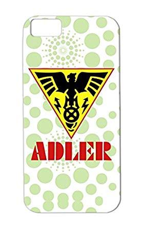 Retro Bird Logo - Adler TPU For iPhone 5c Red Reich Bird Retro Crest Vehicles Cars
