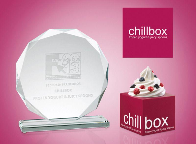 Chill Yogurt Logo - Chillbox frozen yogurt & juicy spoons - Santorini