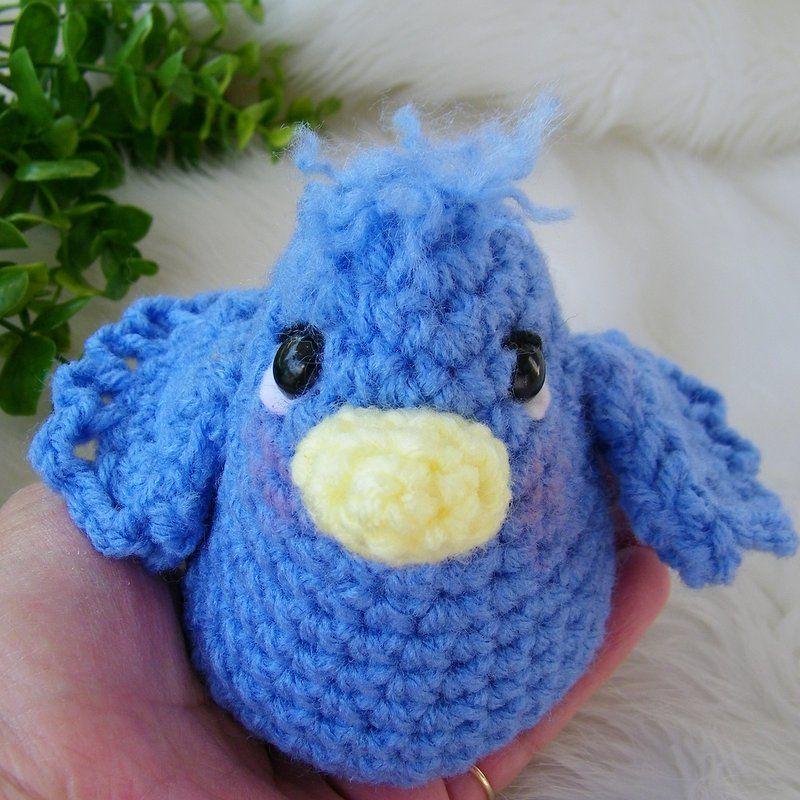 Cute Blue Bird Logo - Teri's Blog: Free Simply Cute Blue Bird Crochet Pattern