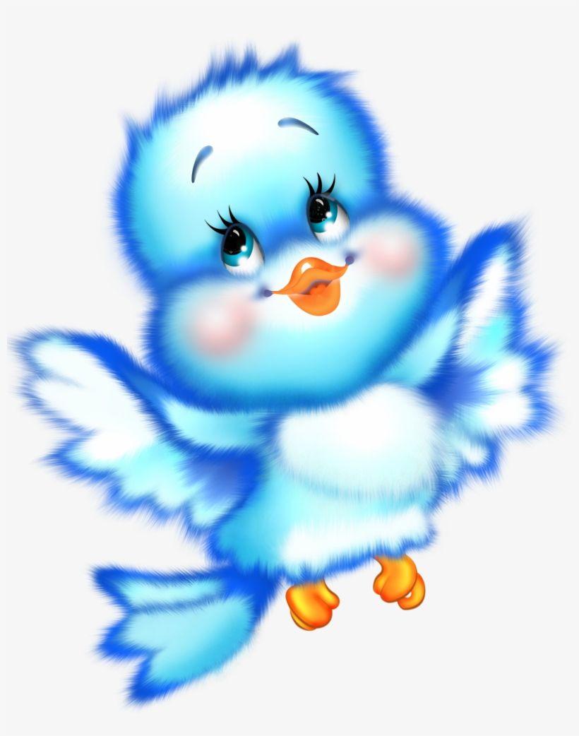 Cute Blue Bird Logo - Cute Blue Bird Cartoon Free Clipart - Buenas Noches Para Whatsapp ...