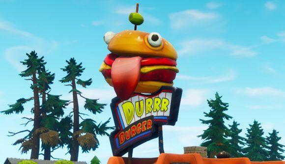 Durr Burger Logo - Fortnite's new skins include the Durr Burger, a sushi chef, and