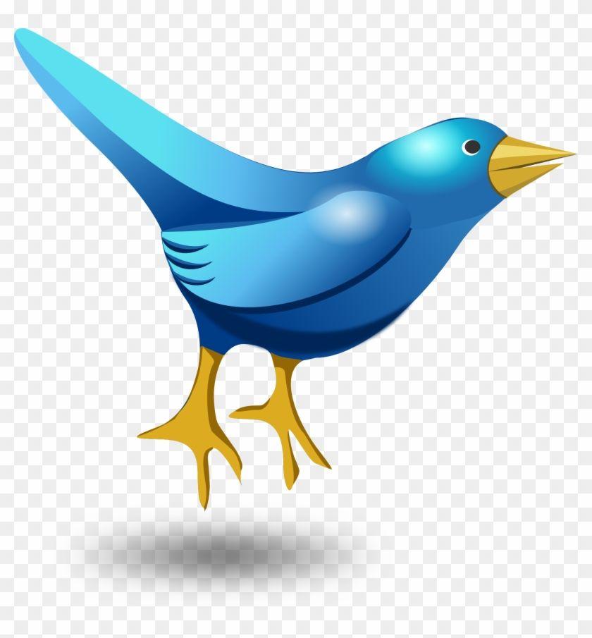 Cute Blue Bird Logo - Twitter, Tweet, Bird, Funny, Cute, Blue, Messaging - Bird Cartoon ...