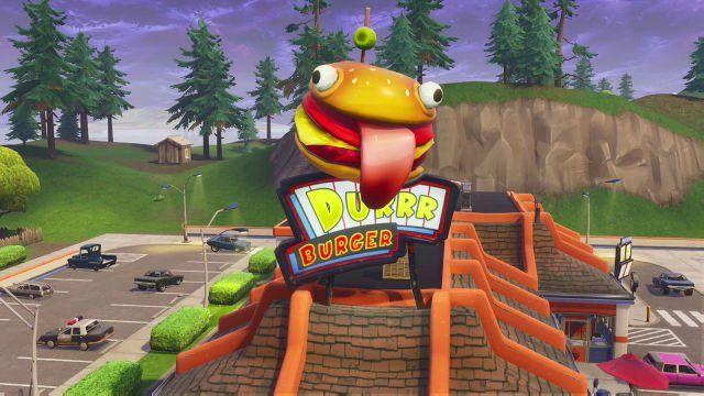 Durr Burger Logo - Fortnite Durr Burger Spotted in Californian Desert