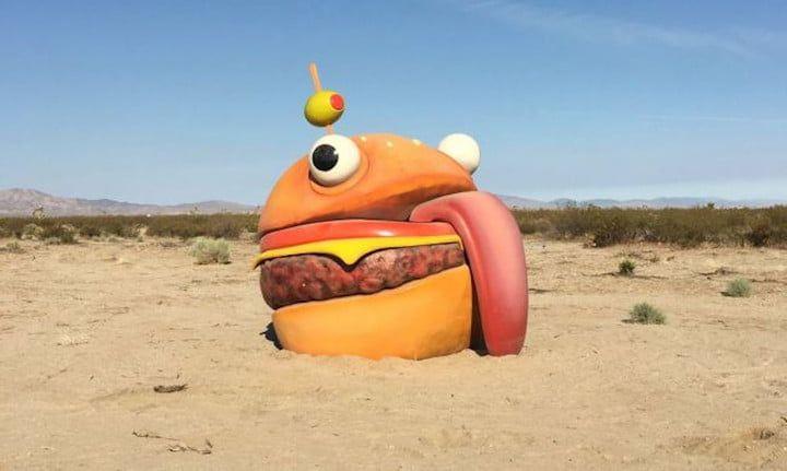 Durr Burger Logo - Fortnite' Durr Burger Sign Found in the Middle of a California ...