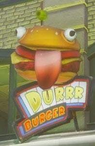 Durr Burger Logo - Petition · Petition to Remove Durr Burger from Fortnite · Change.org