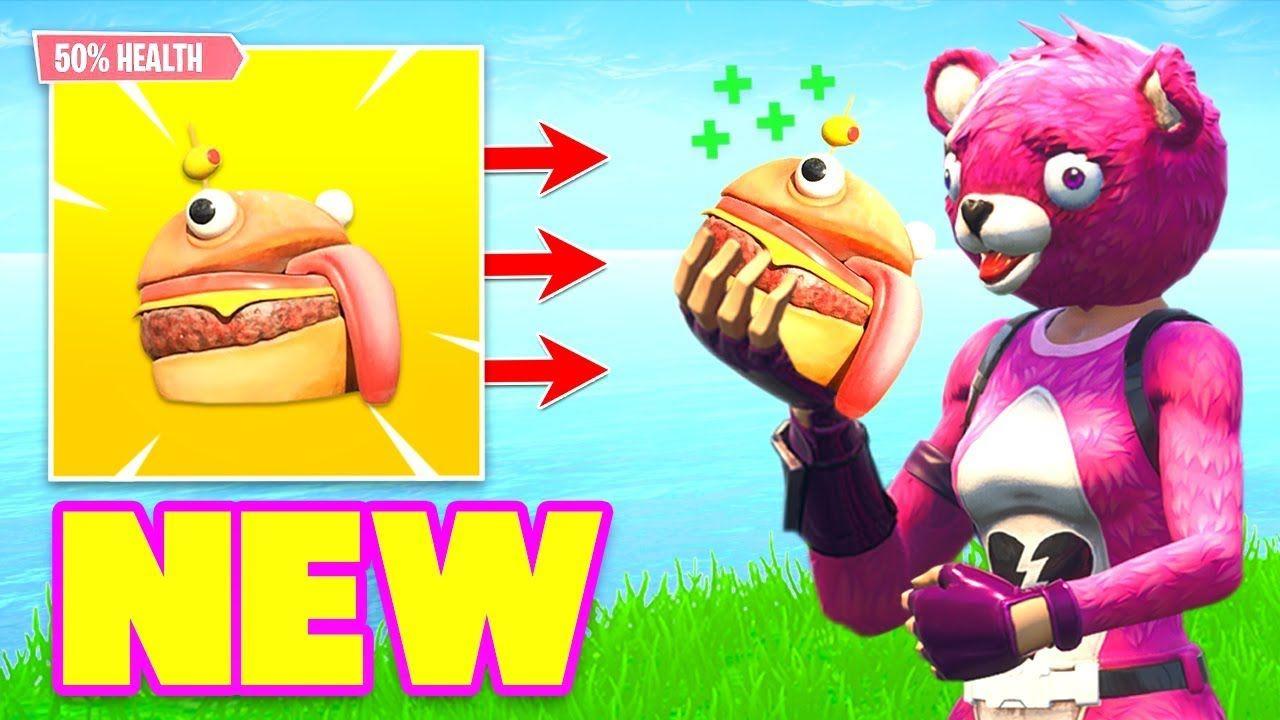 Durr Burger Logo - NEW* DURR BURGER GIVES HEALTH LEAKED! - Fortnite Funny Moments & WTF ...