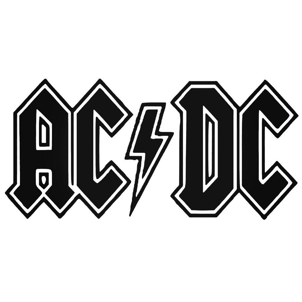 AC/DC Logo - Ac Dc Ac Dc Logo Ac Dc Decal
