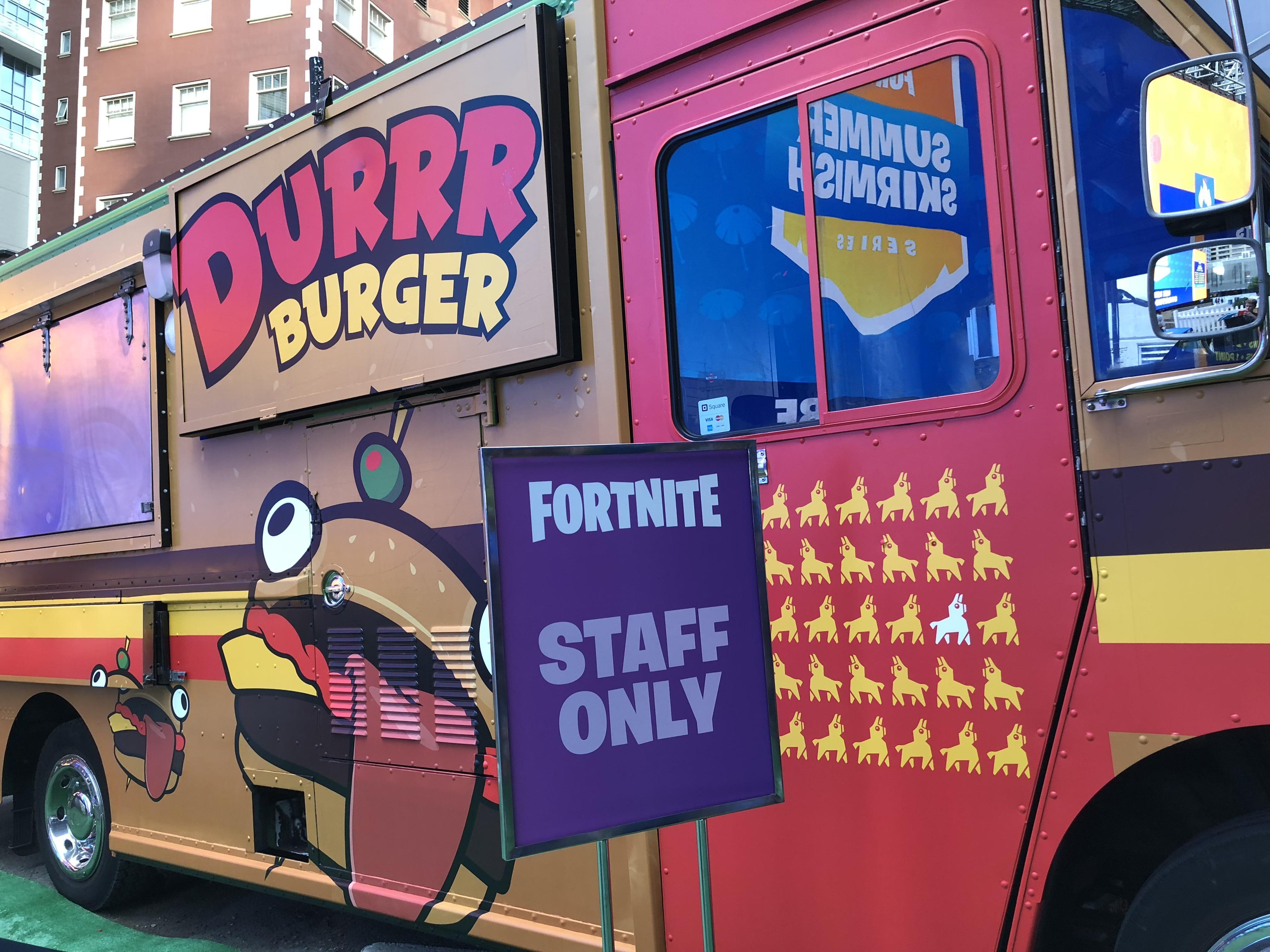 Durr Burger Logo - Durr Burger food truck (repost for flair) : FortNiteBR