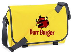 Durr Burger Logo - Gaming Durr Burger Messenger Bag | eBay