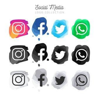 Social Media Art Logo - Social Media Icons Vectors, Photos and PSD files | Free Download