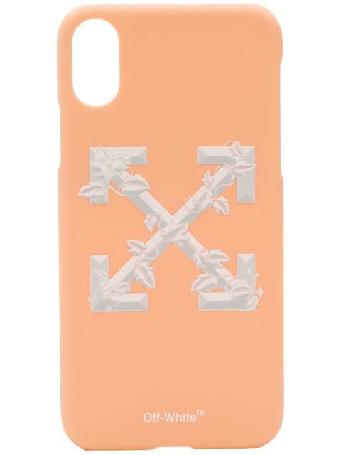 Orange and White Arrow Logo - Off-White arrow logo iPhone X case $71 - Buy Online - Mobile ...