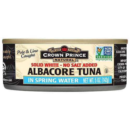 Albacore Tuna Logo - Solid White Albacore Tuna. Albacore Tuna Salt. Crown Prince