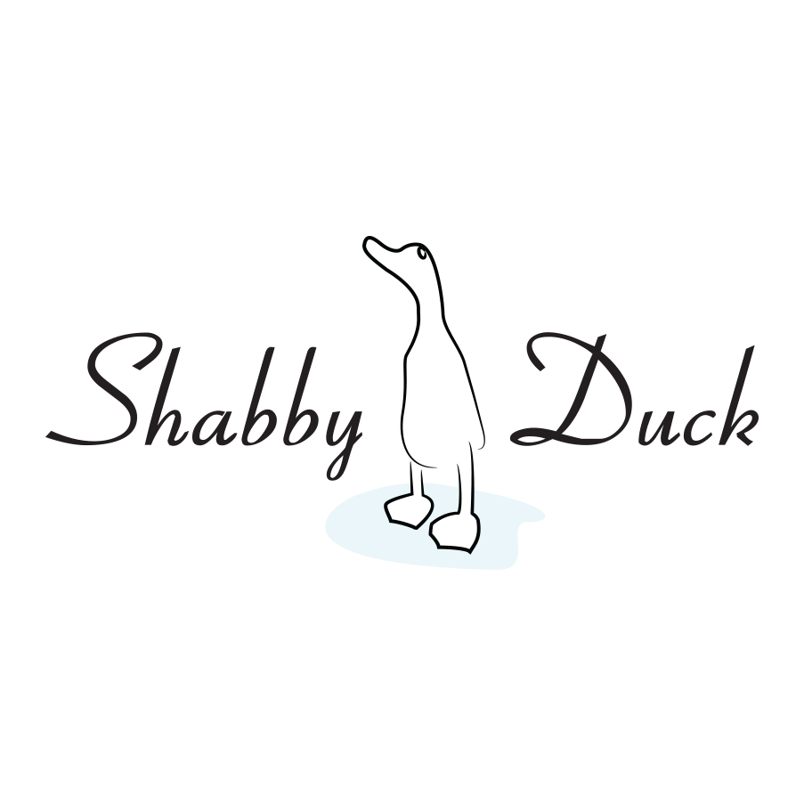 Shabby Chic Logo - Shabby Chic Logo Design Shabby Duck - KeaKreative Graphic Design