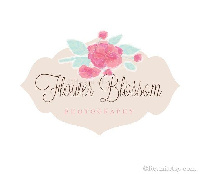 Shabby Chic Logo - best Papillion image. Business cards, Flower logo