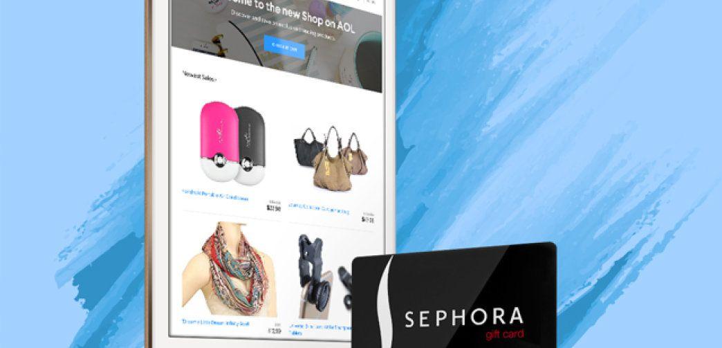 AOL Lifestyle Logo - Meet the new Shop on AOL and win a $100 Sephora gift card