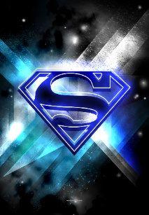 Crystal Blue and White Superman Logo - Blue Superman Logo Gifts & Gift Ideas | Zazzle UK
