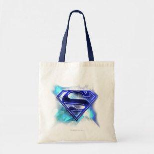 Crystal Blue and White Superman Logo - Blue Superman Logo Bags & Handbags | Zazzle