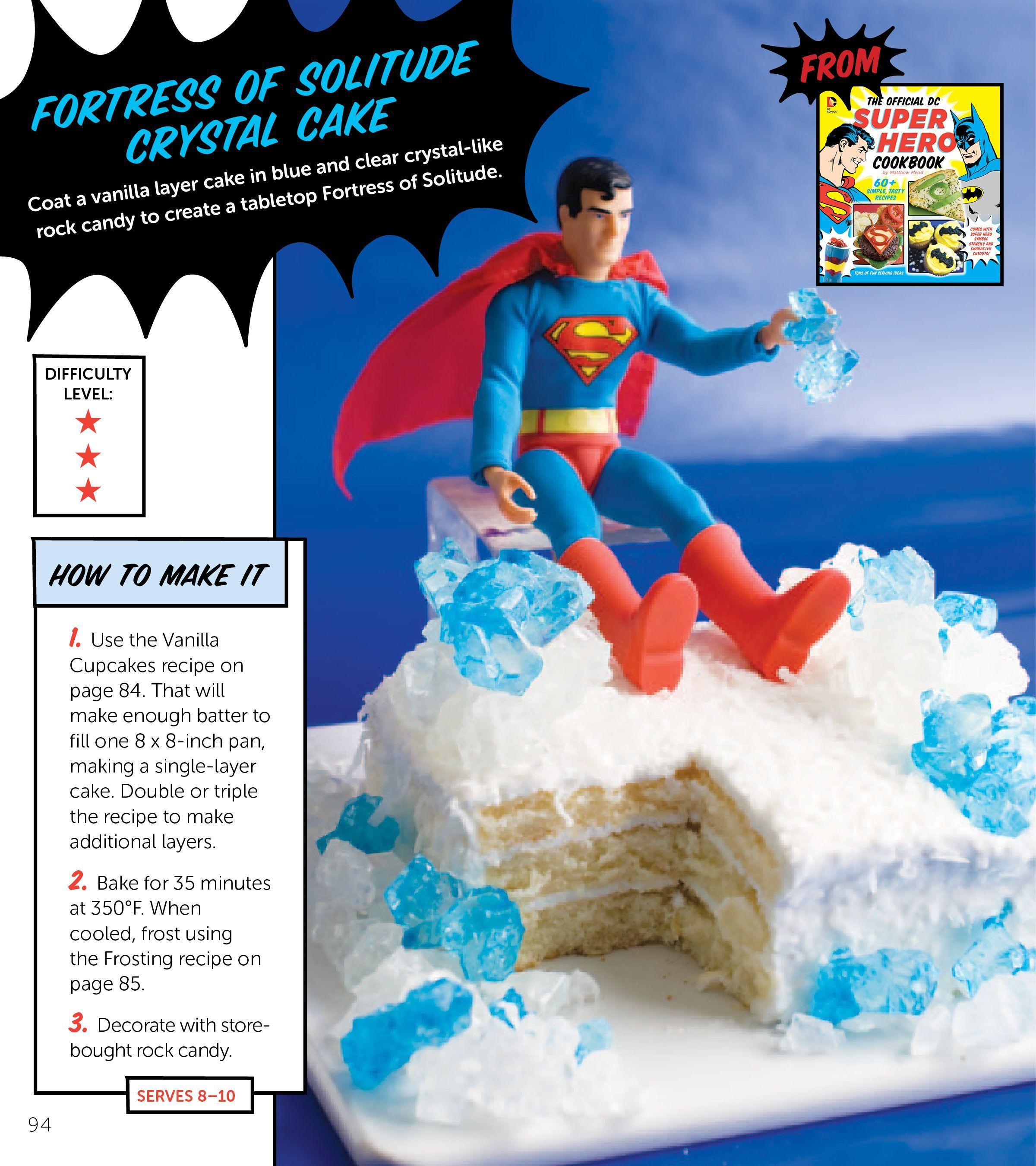 Crystal Blue and White Superman Logo - Superman will be the hit of his holiday party with this wintry ...