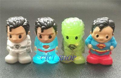 Crystal Blue and White Superman Logo - 4PCS DC OOSHIES White Lantern Green Classic & Crystal Blue Superman ...