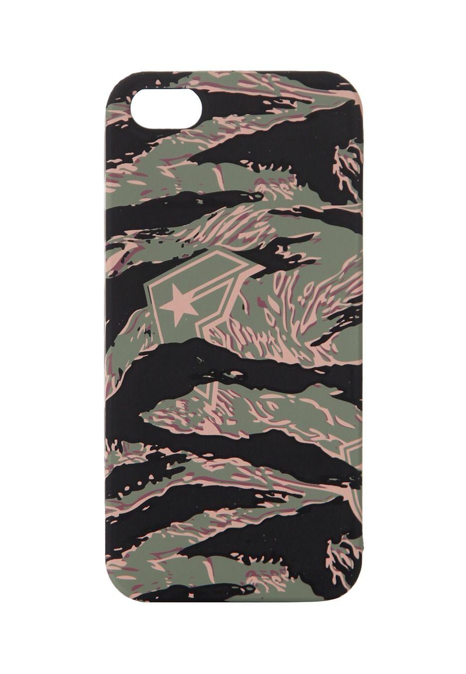 Camo Famous Stars and Straps Logo - Famous Stars And Straps - Tiger Camo - iPhone 5 Case - Impericon.com UK