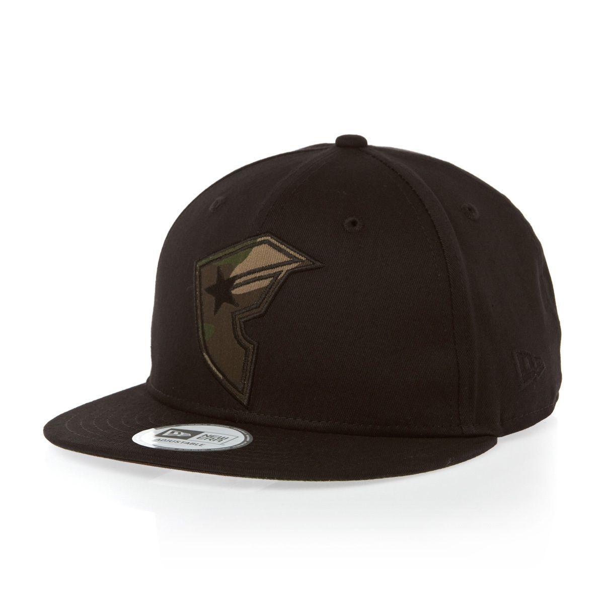 Camo Famous Stars and Straps Logo - Famous Stars & Straps Deceit Snapback - Black/Camo | Free Delivery*