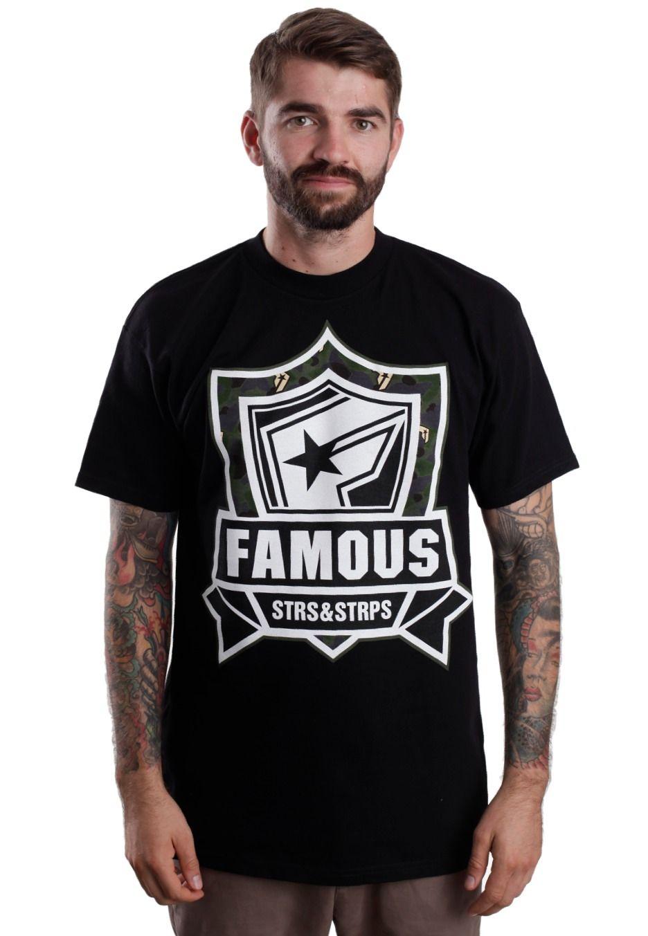 Camo Famous Stars and Straps Logo - Famous Stars and Straps - Mission Camo - T-Shirt - Impericon.com UK