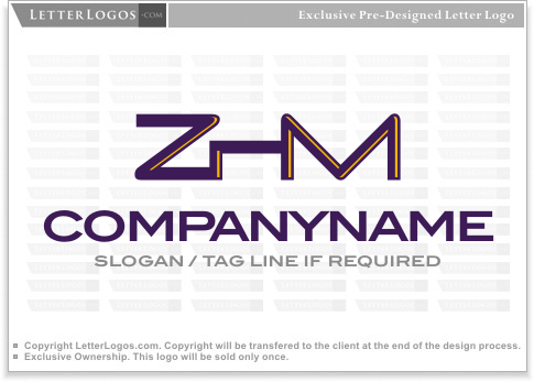 Purple Letter Z Logo - Purple Letters ZHM Logo ( letter-z-logo-1 )