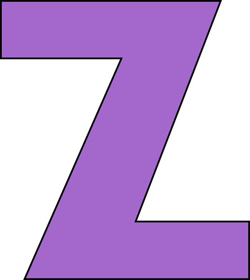 Purple Letter Z Logo - Free Black Daisy Clipart, Download Free Clip Art, Free Clip Art
