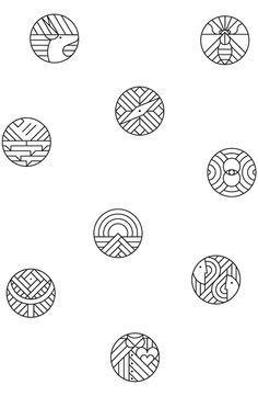 Sun Circle Logo - Be magazine pictograms