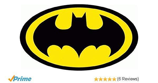 Cartoon Bat Logo - Amazon.com: Batman Cartoon Car Bumper Sticker 6