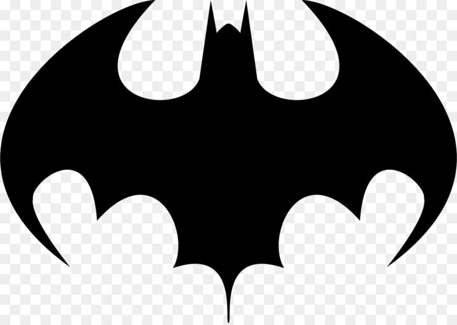 Cartoon Bat Logo - Batman Joker Logo Bat Signal Silhouette Superman Png