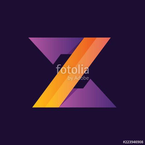 Purple Letter Z Logo - Letter Z logo
