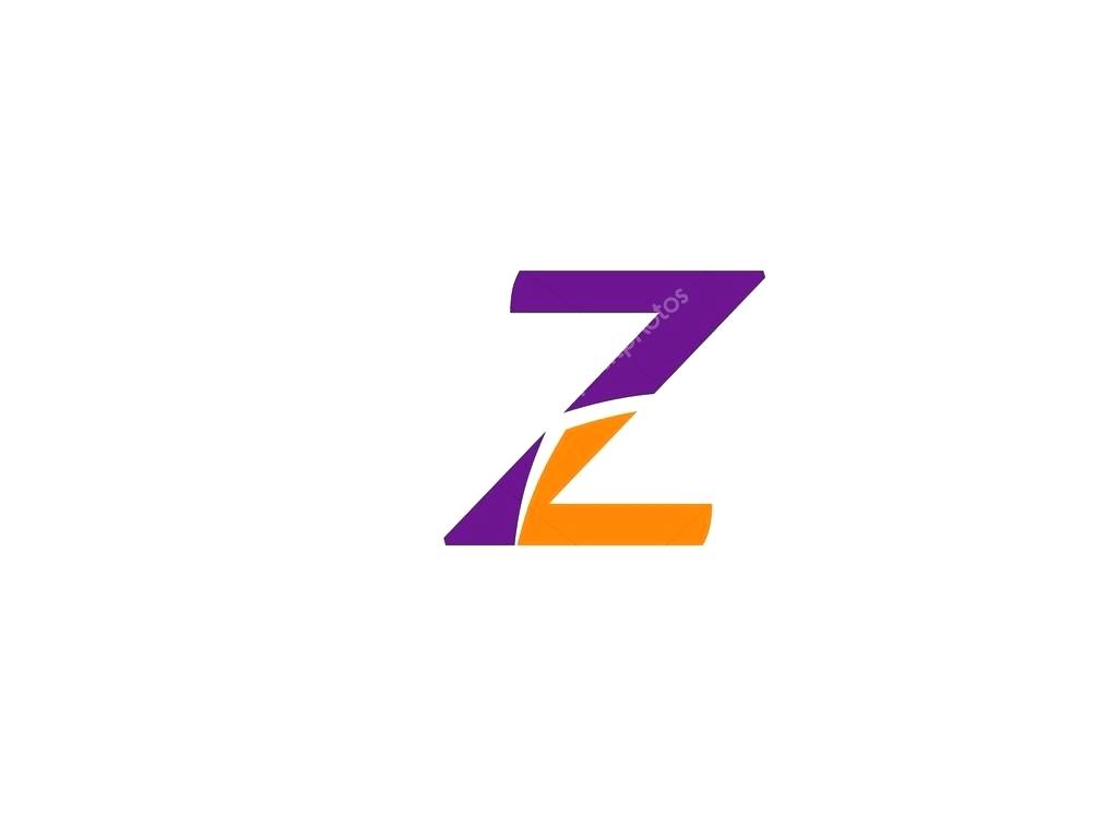 Purple Letter Z Logo - Letter Z Template Cover For Students With No Experience Modern Logo ...