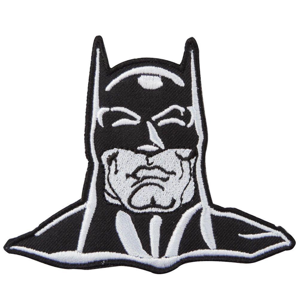 Cartoon Bat Logo - Bat Batman Logo Head Superhero Hero Cartoon Kids Children Iron