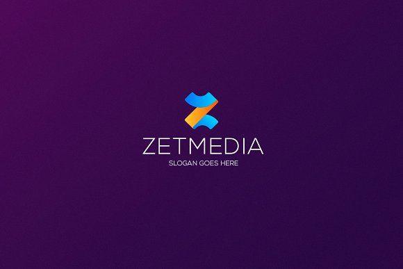 Purple Letter Z Logo - Zetmedia • Letter Z Logo Template ~ Logo Templates ~ Creative Market