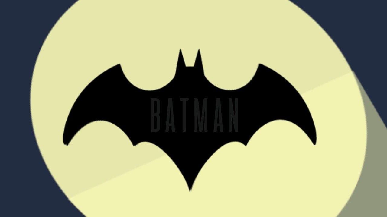 Cartoon Bat Logo - Batman Logo Animation - YouTube