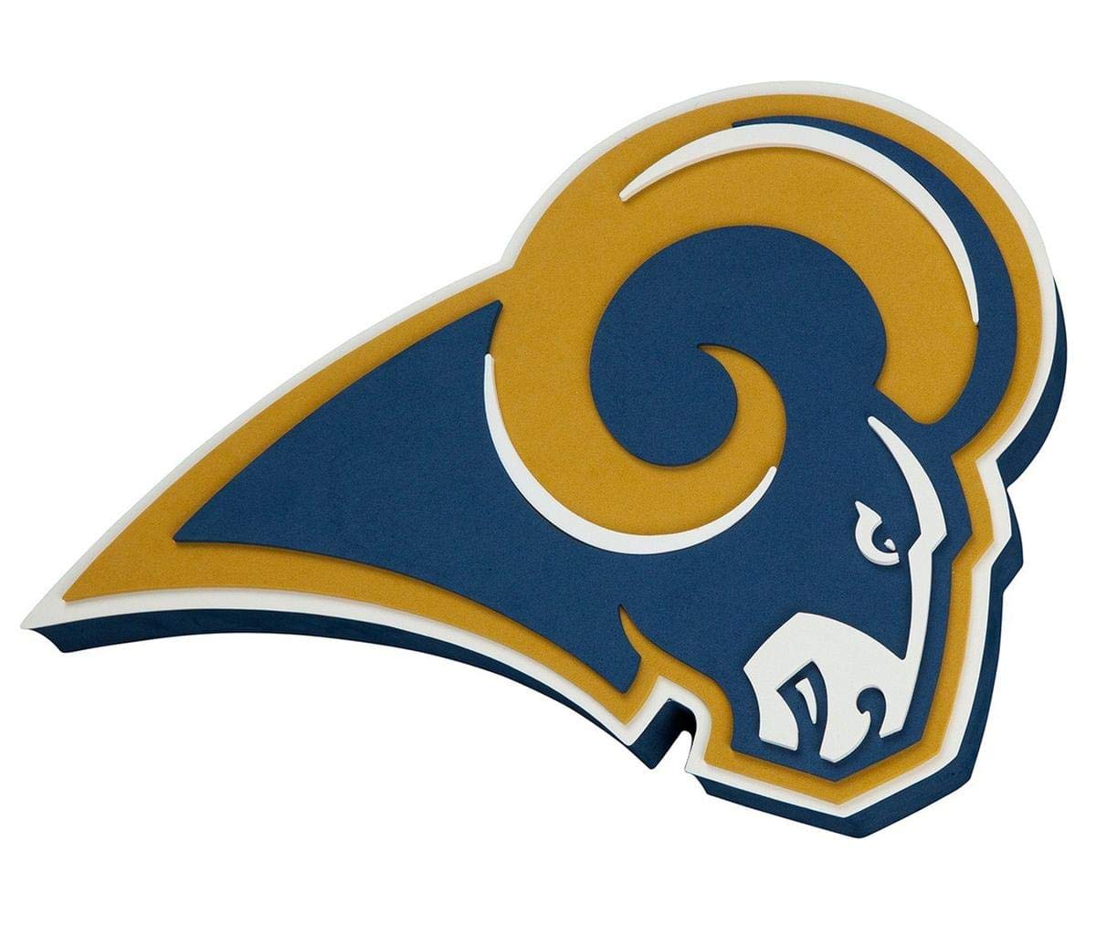 NFL Rams Logo - FanFave Inc NFL Los Angeles Rams Logo Foam Sign Standard