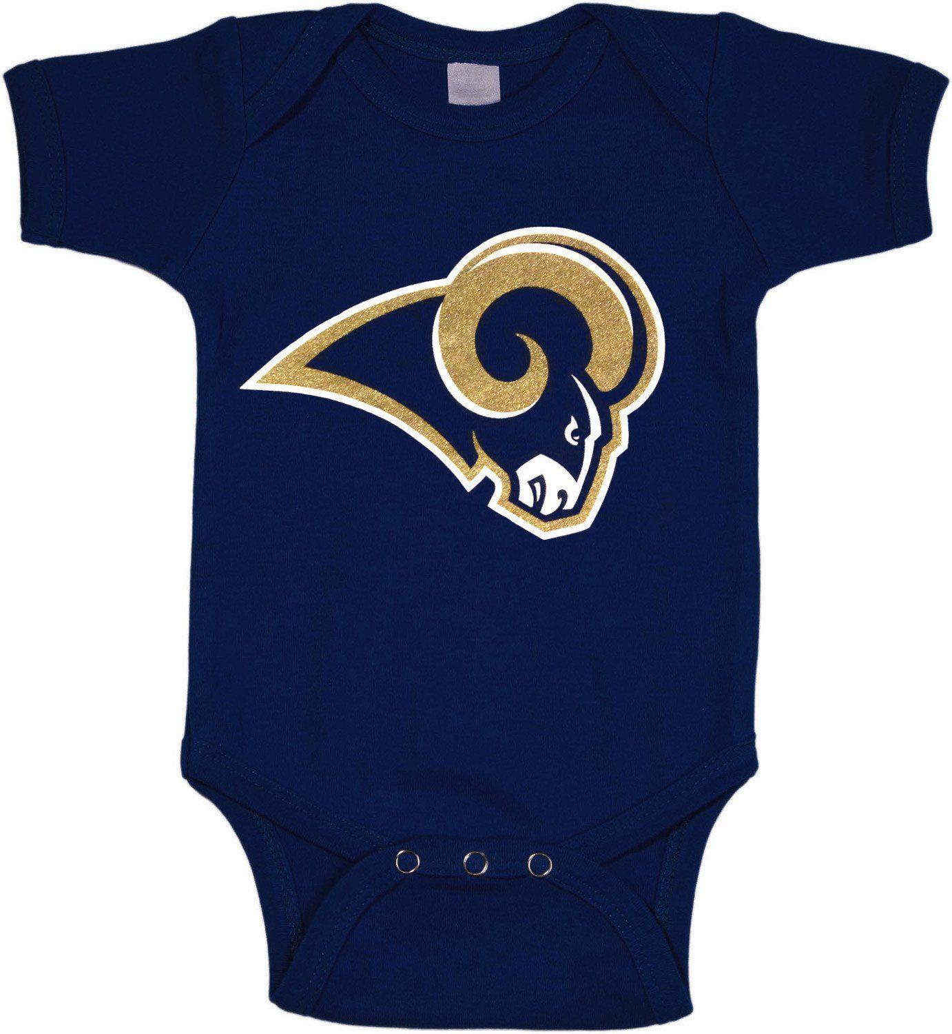 NFL Rams Logo - NFL Los Angeles Rams Logo Baby Bodysuit - Kiditude
