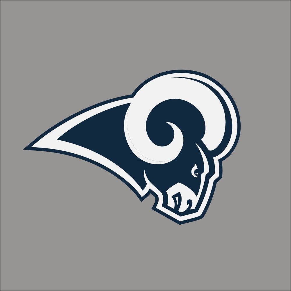 NFL Rams Logo - Los Angeles Rams NFL Team Logo Vinyl Decal Sticker Car Window Wall